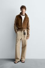 Leather Combination Jacket - Image 2