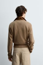 Leather Combination Jacket - Image 6
