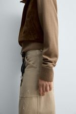 Leather Combination Jacket - Image 3