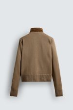 Leather Combination Jacket - Image 10