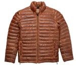 Men’s Sheepskin Puffer Leather Jacket