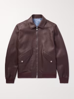 TOOMA'S Full-Grain Leather Blouson Jacket