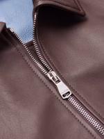 TOOMA'S Full-Grain Leather Blouson Jacket - Image 4